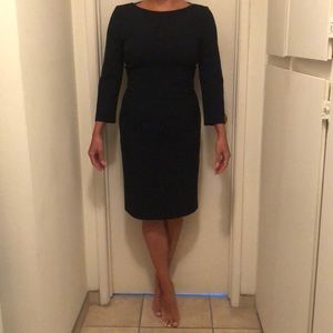 AJ - Armani Jeans Navy 3/4 Sleeve Dress Size 6